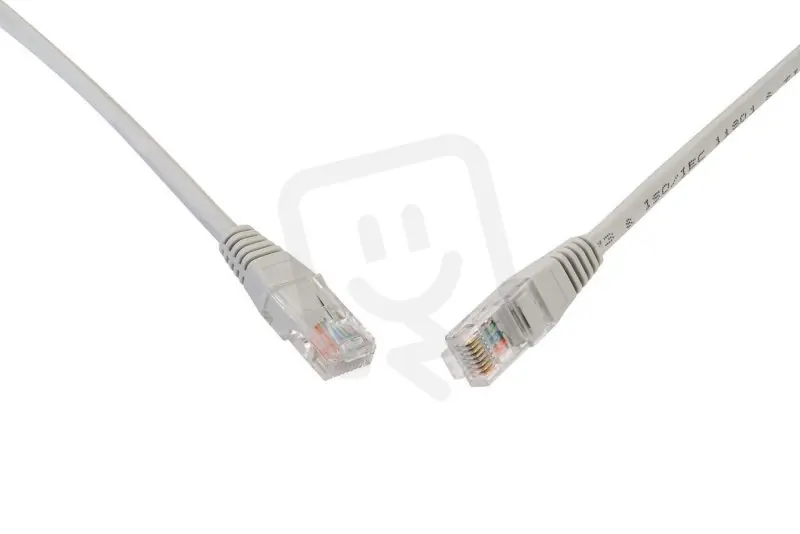 Kup Teď Patch kabel CAT5E UTP PVC 3m šedý non-snag-proof SOLARIX 28310309