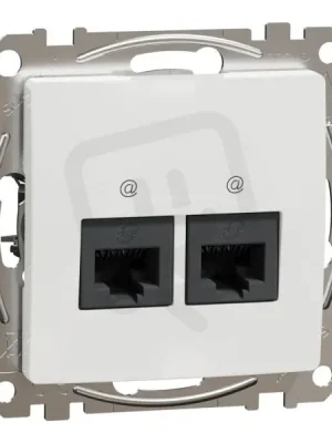 Sedna D/E Datová zásuvka 2xRJ45 kat. 5e UTP, Bílá SCHNEIDER SDD111452 Levný