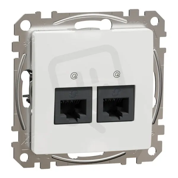 Sedna D/E Datová zásuvka 2xRJ45 kat. 5e UTP, Bílá SCHNEIDER SDD111452 Levný