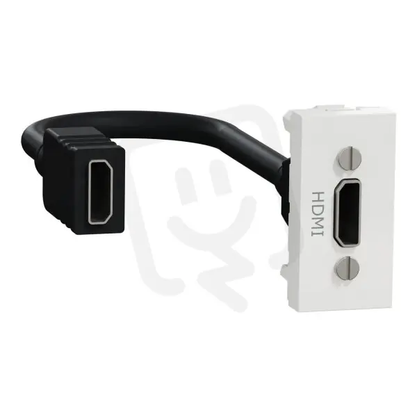 NOVÁ UNICA HDMI konektor (předzapojený), 1M, Bílý SCHNEIDER NU343018 Cenový Hit