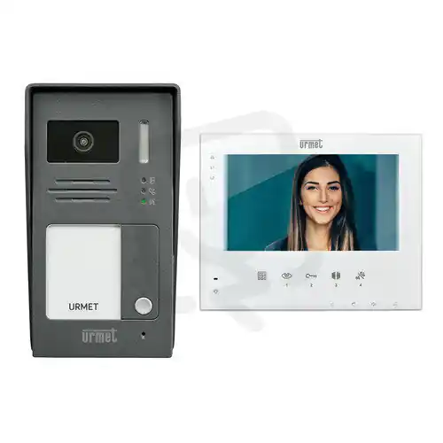 Souprava barevného 7‘‘ handsfree videotel. pro 1 účast, dvouvodič URMET 1736/511 Koupit Online