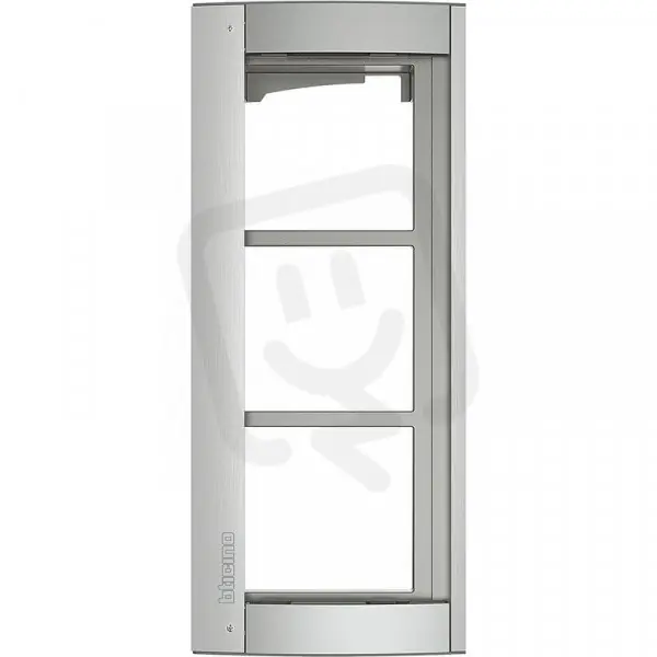 RÁMEČEK+ŠASÍ PRO 3MODULOVÝ PANEL SFERA, KOV BTICINO 350231 Časově Omezené