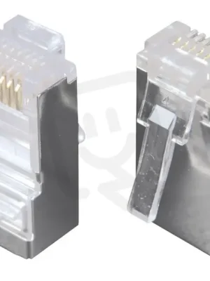 Akční Nabídka Modulární konektor 8p8c CAT5E neskládaný, stíněný, pro licnu SOLARIX 11238804