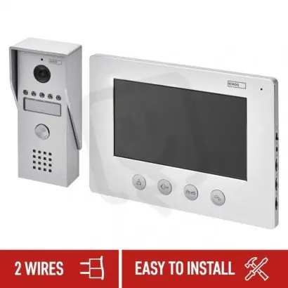 Kup Teď Sada videotelefonu EMOS EM-03M 2WIRE EMOS H2050