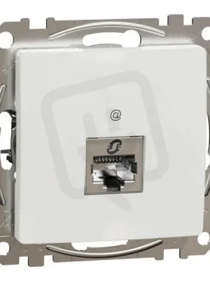 Sedna D/E Datová zásuvka 1xRJ45 kat. 6A STP, Bílá SCHNEIDER SDD111466S Víkendová Akce