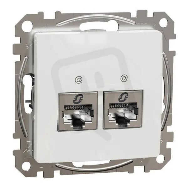Nízká Cena Sedna D/E Datová zásuvka 2xRJ45 kat. 6A STP, Bílá SCHNEIDER SDD111467S