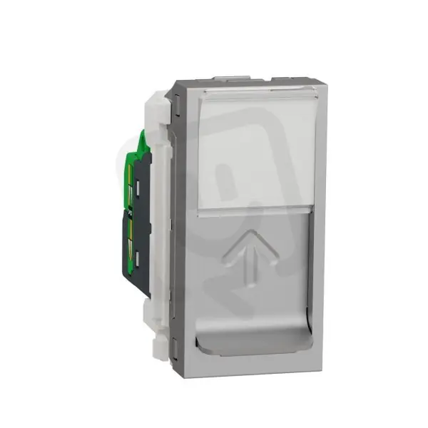 Datová zásuvka NOVÁ UNICA 1xRJ45 Kat.5e UTP, 1M, Aluminium SCHNEIDER NU341030 Novinka