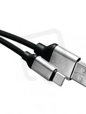 Poslední Šance Nabíjecí a datový kabel USB-A 2.0 USB-C 2.0, 1 m, černý EMOS SM7025BL