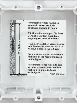 Nakupujte Hned INSTALAČNÍ KRABICE PRO PANEL SFERA, 1MODULOVÁ BTICINO 350010