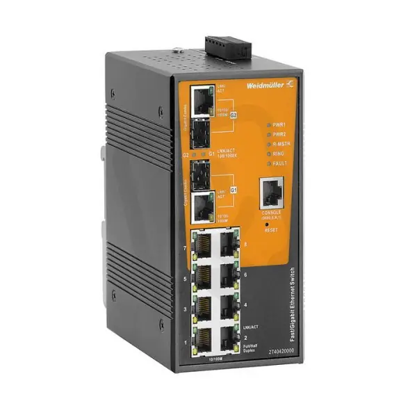 Síťový spínač IE-SW-AL10M-8TX-2GC WEIDMÜLLER 2740420000 Kup Teď