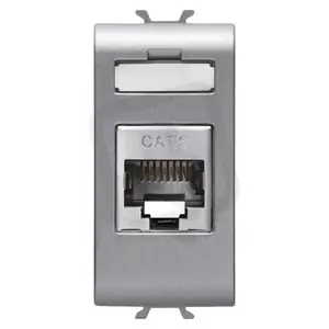 Ihned K Objednání Zásuvka CHORUS RJ45 1M Cat.6 FTP titanová GEWISS GW14424