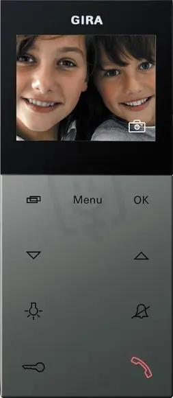 Bytová stanice video Plus System 55 barva nerez GIRA 1239600 Super Cena