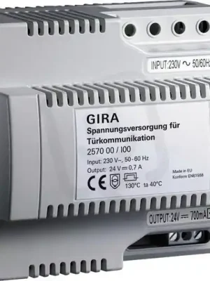 Napájení DC 24 V 700mA REG GIRA 257000 Vrácení Zdarma