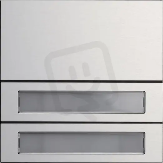 Modul volacího tlačítka 2x System 106 hliník GIRA 5532926 Cenový Hit