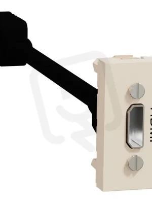 Speciální Cena NOVÁ UNICA HDMI konektor (předzapojený), 1M, Béž SCHNEIDER NU343044