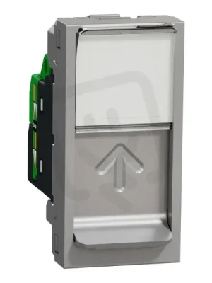 Nízká Cena Datová zásuvka NOVÁ UNICA 1xRJ45 Kat.6A FTP, 1M, Aluminium SCHNEIDER NU344830