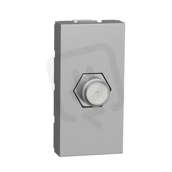 Rychlé Dodání Zásuvka NOVÁ UNICA TV F-konektor 1M, Aluminium SCHNEIDER NU346830