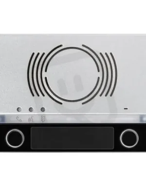 Aktuální Kryt audio modulu se 2 tlačítky (1 jmenovka), DDA, černý URMET 1168/132