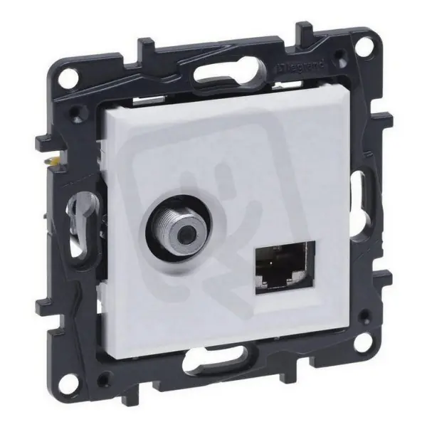 Levný 863177 NILOE S.TV TYPF+RJ45 6UTP BÍLÁ LEGRAND 863177