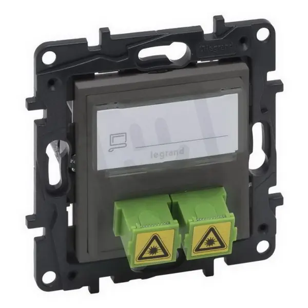 NILOÉ STEP OPTICKÁ ZÁSUVKA 2XSC-APC OCEL LEGRAND 863471 Must-Have