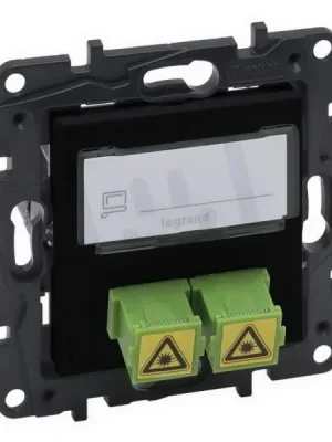 NILOÉ STEP OPTICKÁ ZÁSUVKA 2XSC-APC ČERNÁ LEGRAND 863571 Super Cena