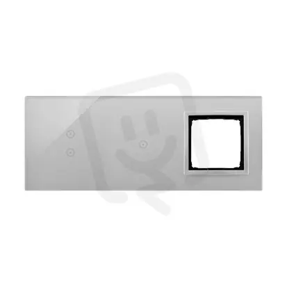 Vrácení Zdarma Moduly s dotykovým panelem 3 bouřková/stříbro KONTAKT SIMON DSTR3310/71