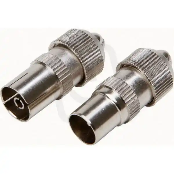 Koax.konektor přímý, 6,5 mm, 2 ks KOPP 33366916 Horká Nabídka