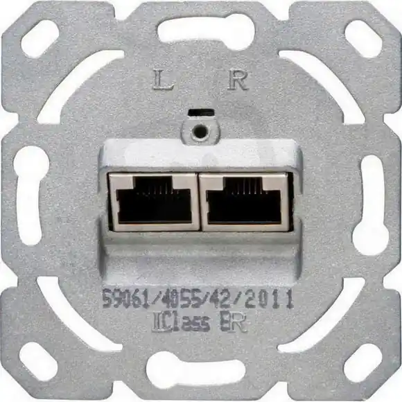 Značkový Síťová datová zásuvka, kat.6, 2 x 8 (8)