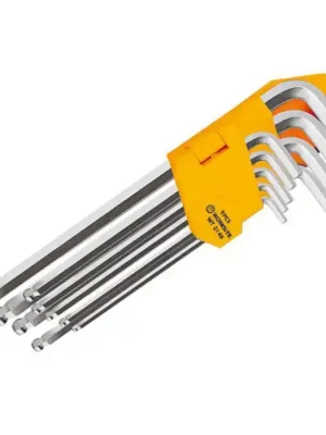 WT2148 – Klíče imbus sada 9 ks (1,5-10 mm), Cr+V Horká Nabídka