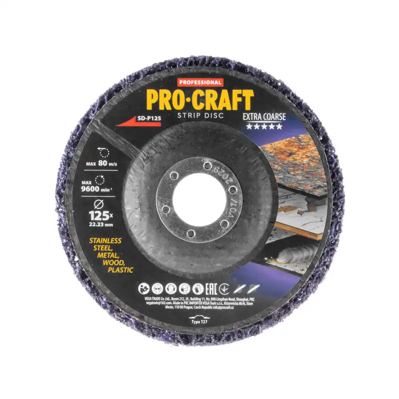 Kotouč brusný Clean & Strip Procraft SD-P125 SD-P125 Hit Sezóny