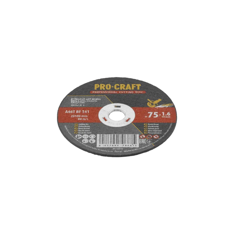 Řezný kotouč Procraft CD75x1.6 CD75x1.6 Nejprodávanější