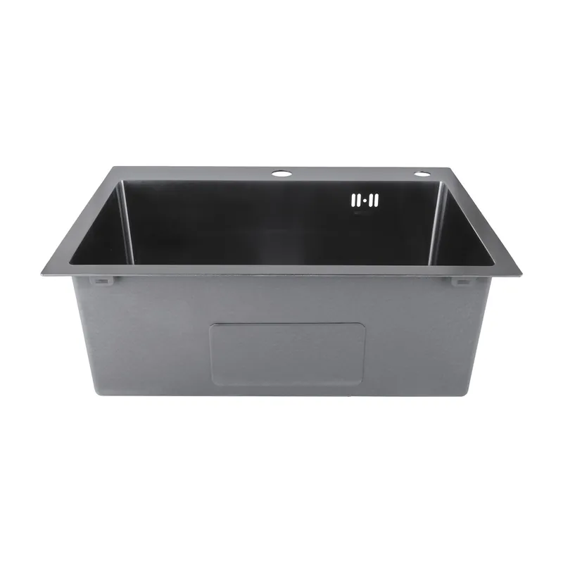 Nerezový dřez MIXXUS MH5843 DECOR GRAPHITE se sifonem, grafitový MH5843 DECOR GRAPHITE Výhodná Nabídka