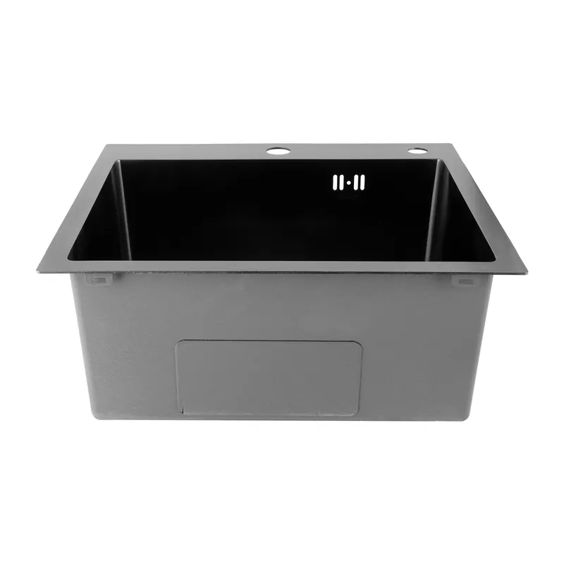 Nerezový dřez MIXXUS MH5045 GRAPHITE se sifonem, grafitový MH5045 GRAPHITE Akční Nabídka