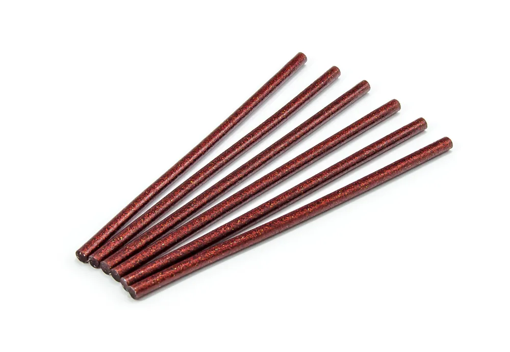 Must-Have Náplň do tavné pistole vínová glitrová (třpytivá) 7,5mm 1kg