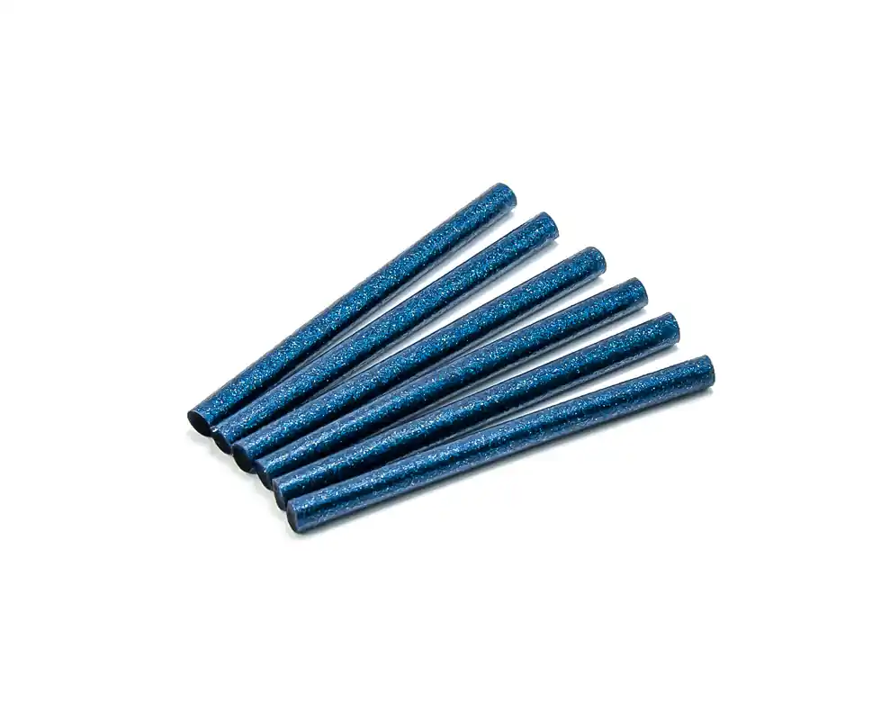 Akční Cena Tyčinka do tavné pistole modrá trpytivá (glitr) 7,5mm 1kg