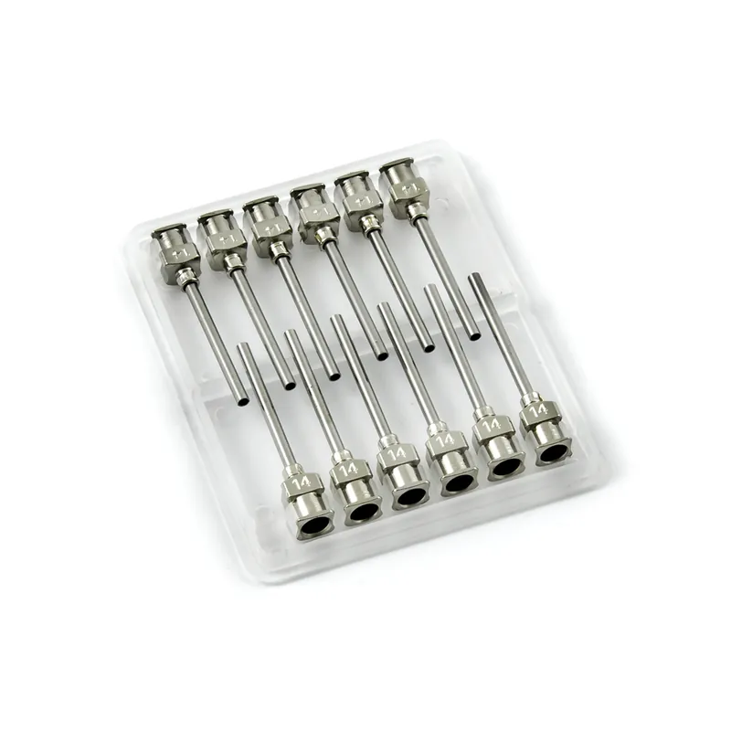 Objednat Nyní Nerezové dávkovací jehly 14G 1" set 12ks