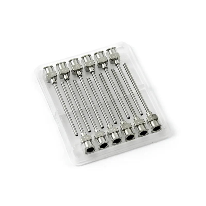Nerezové dávkovací jehly 15G 1,5" set 12ks Nová Kolekce