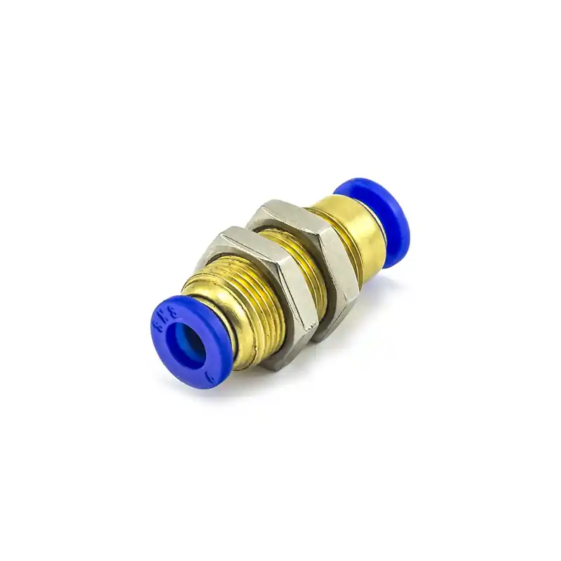 Akční Cena John Guest 1/4" průchodka - spojka, kovová, pro 6mm hadici