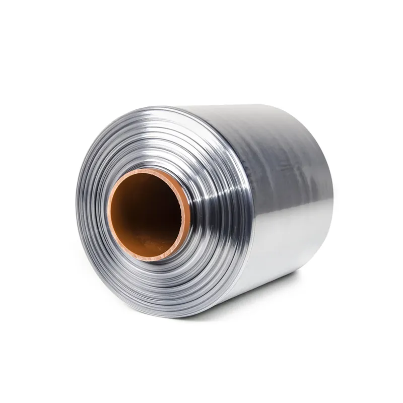 Teplem smštitelná PVC fólie - polorukáv, 30micron, šířka 200mm, délka 400m Sleva