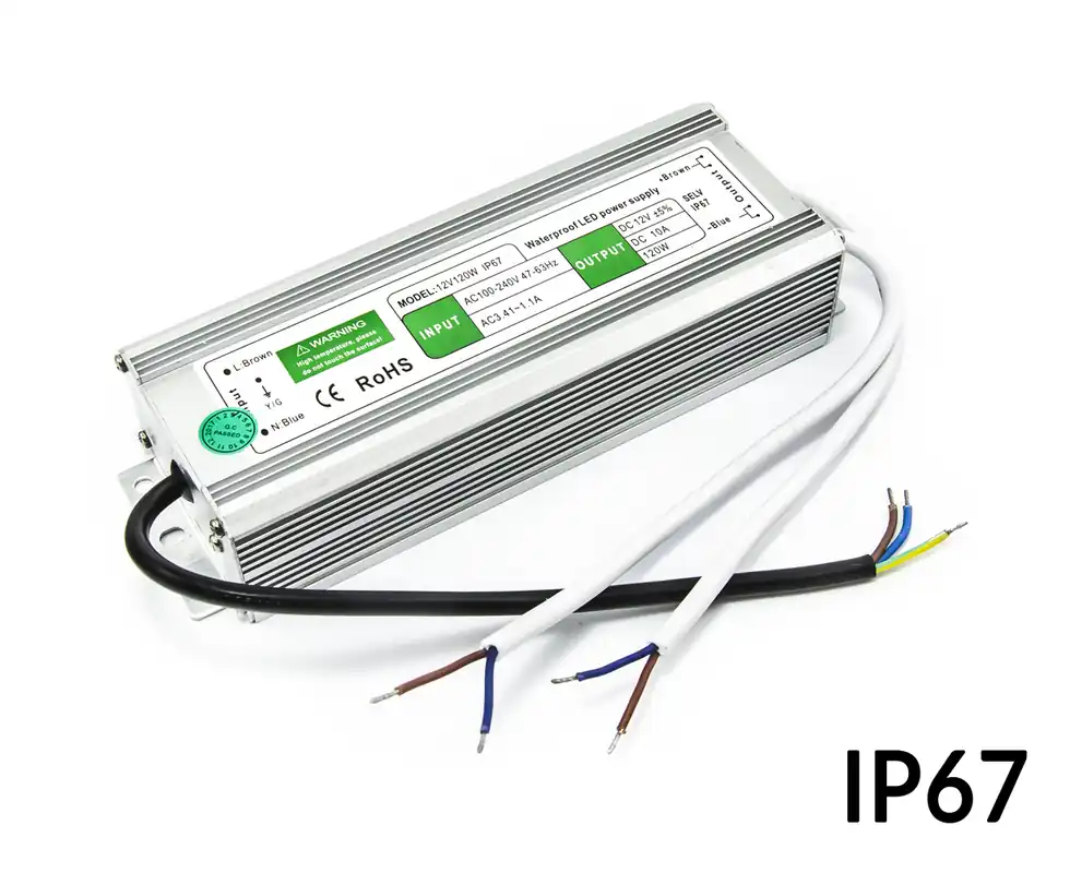Jen Po Omezenou Doba Napájecí zdroj venkovní IP67 pro LED pásky 12V 10A 120W