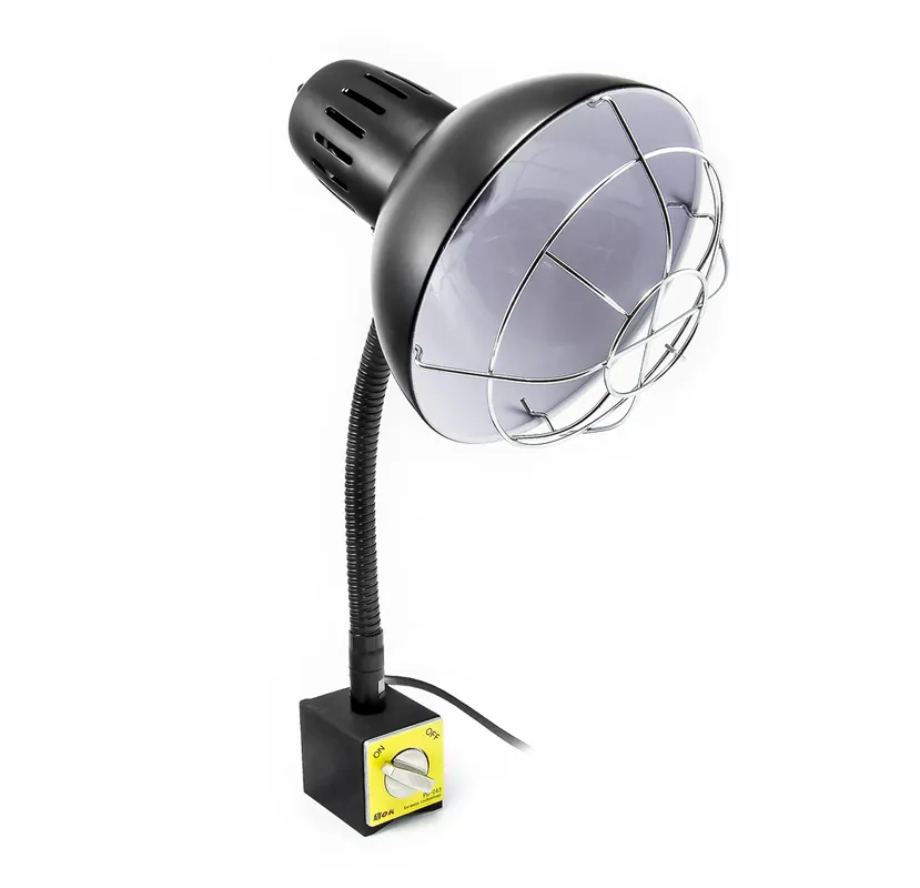 Novinka Strojní ohebná lampa s magnetem a ochrannou mříží PDOK PD-043