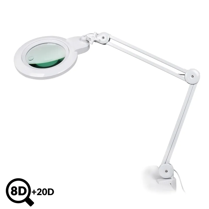 Servisní LED lampa s lupou IB-178, průměr 178mm, 8D + 20D Akční Cena