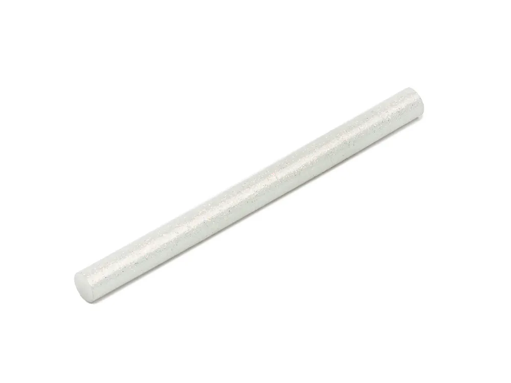 Náplň do tavné pistole mléčná s glitry (třpytivá) průměr 11mm, 1ks Levný