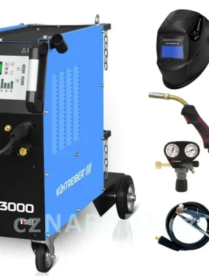 KITin 3000 Multi MIG Synergic V2 + zem + hořák + ventil + kukla + lahev SET TOP Autentický