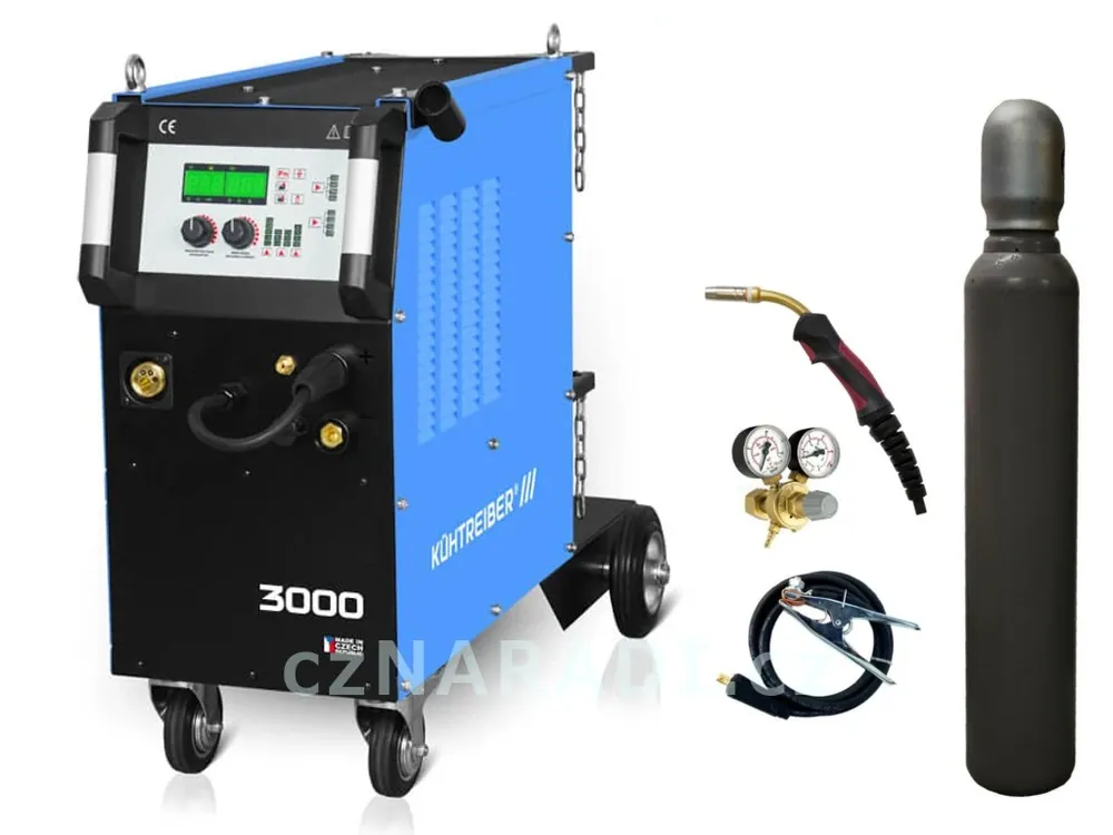 KITin 3000 Multi MIG Synergic V2 + zem + hořák + ventil + lahev Super Cena