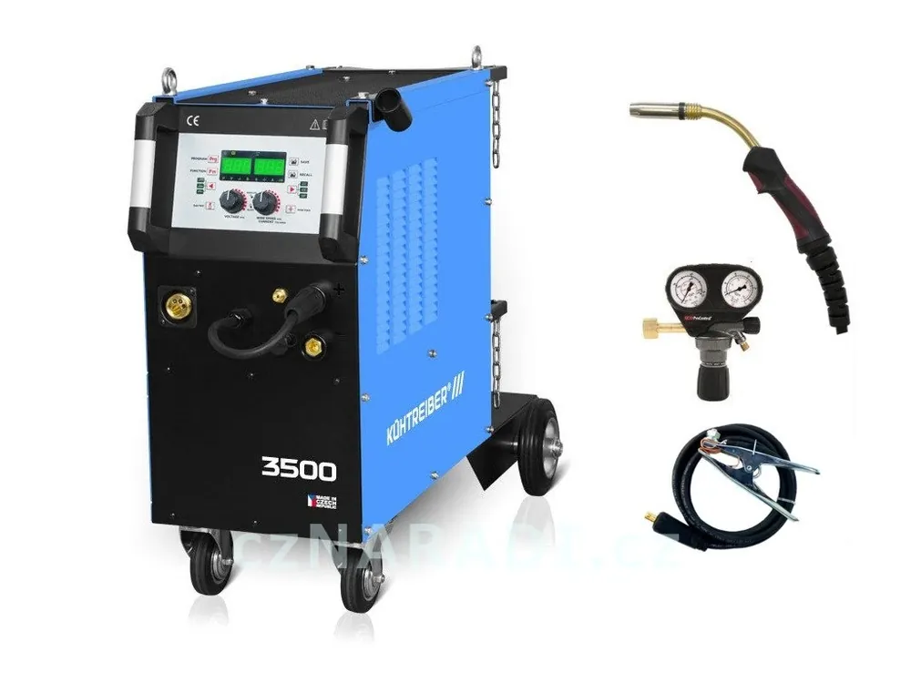 Aktuální KITin 3500 Multi MIG Synergic + hořák + ventil GCE