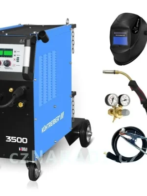 Výprodej KITin 3500 Multi MIG Synergic + hořák + ventil + kukla 725S + lahev