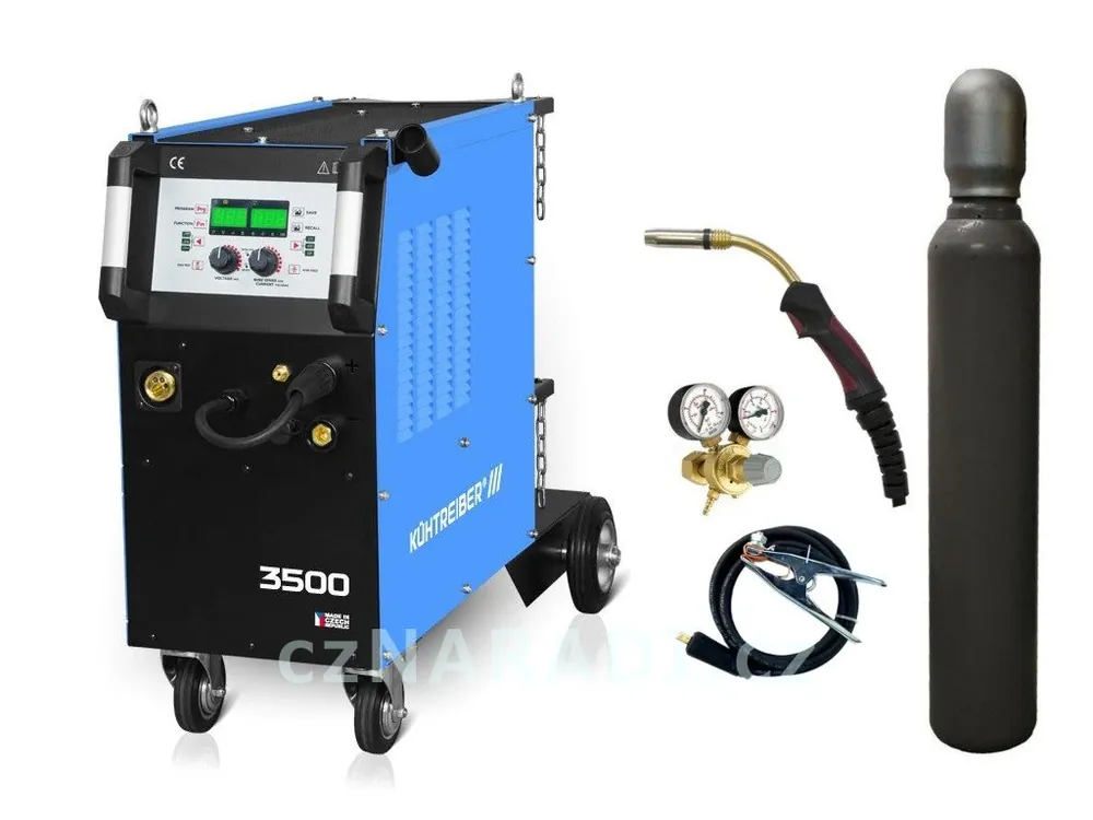 KITin 3500 Multi MIG Synergic + hořák + ventil + lahev Nová Kolekce