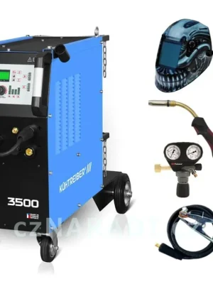 KITin 3500 Multi MIG Synergic V2 + hořák + ventil GCE + kukla Predator + lahev Nejlepší Volba