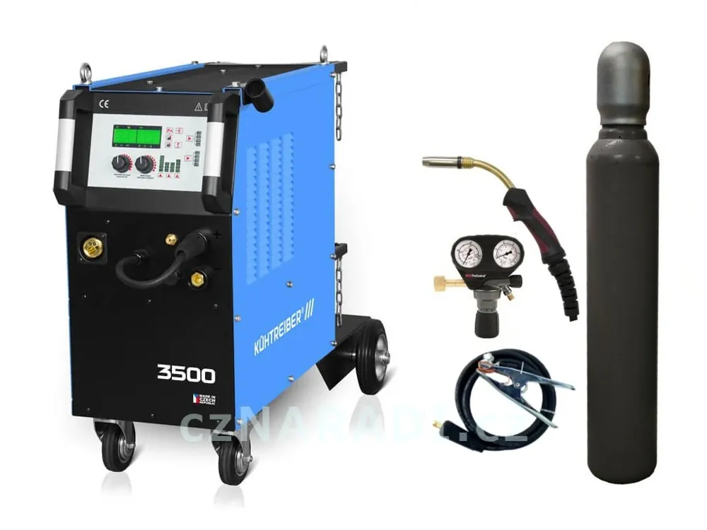 KITin 3500 Multi MIG Synergic V2 + hořák + ventil GCE + lahev Výprodej